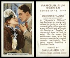 Brewster's Millions #44 Famous Film Scenes 1935 Gallaher Ltd Card