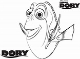 Finding Dory Coloring Pages Dory | K5 Worksheets