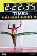 Margaret okayo crosses finish line win flora london mararthon hi-res ...