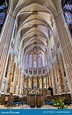 Our Lady Of Chartres High Altar Sculpture, Chartres, France Stock ...