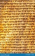 Fragmento Del Manuscrito Hebreo Antiguo Imagen de archivo - Imagen de ...