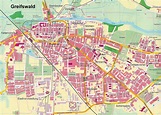 Stadtplan von Greifswald