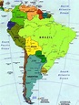 tutto a tutti: Cartina America sud