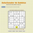 Cómo resolver sudokus: Sitios solucionadores de sudoku
