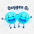 Estructura De La Molécula De Oxígeno Dibujo Divertido PNG , Oxígeno ...