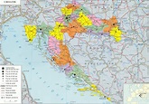 croatie carte touristique • Voyages - Cartes