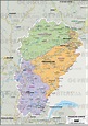Carte de la Franche-Comté - Plusieurs cartes de la région de l'Est