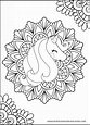 Las Mejores Mandalas imágenes de Unicornio para colorear【2020】