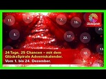 Der glücksspirale-adventskalender: türchen öffne dich! - YouTube