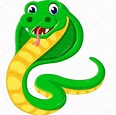 Ilustración de Cobra serpiente de dibujos animados vector, gráfico ...