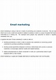 45+ SAMPLE Email Marketing in PDF | MS Word