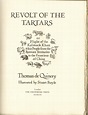 Revolt Of The Tartars - Auction #73 | AntiquarianAuctions.com