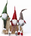 Christmas Gnomes Set of 3 – Gnome Christmas Ornaments – Handmade ...