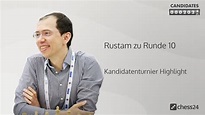 Rustam Kasimjanov im Gespräch über Runde 10 des FIDE Kandidatenturniers ...