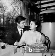 Actor Jean Sorel and his future wife Anna-Maria Ferrero, 30 January ...