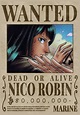 One piece - Nico Robin 1st wanted poster Poster Digital Art by Justin Davis