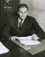 Elliott Roosevelt, At His Desk by Everett