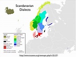 Scandinavian Dialects Map - GeoCurrents