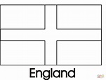 England Flag coloring page | Free Printable Coloring Pages