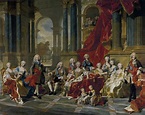 Cuadro ‘La familia de Felipe V’ de Louis-Michel van Loo, 1743 ...