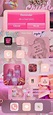 IOS14 pink theme widgets for iphones Themes App, Ios Design, Pink ...
