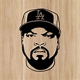 Ice Cube SVG, Ice Cube Portrait SVG, Ice Cube Silhouette, Perfect for ...