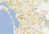 Chula Vista, California Map