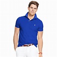 Polo Ralph Lauren Classic-fit Mesh Polo in Purple for Men | Lyst