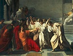 The Death Of Julius Caesar Painting by Vincenzo Camuccini