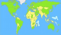Geograhy quiz of world countries Countries of the world map (JetPunk ...