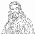 Dibujos de Aquaman para colorear - Dibujos para imprimir y colorear