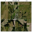 Aerial Photography Map of Burchard, NE Nebraska