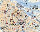 Mapa Turistico De Amesterdão - Mapa Região