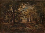 Narcisse-Virgile Diaz de la Peña | A Vista through Trees: Fontainebleau ...