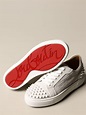 CHRISTIAN LOUBOUTIN: Vierissima 2 sneakers in split leather with studs ...