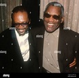 Quincy Jones, Ray Charles, 1993, Michael Jackson, 1996, foto de John ...