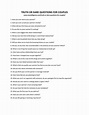 56 Best Truth Or Dare Questions For Couples - Spark fun conversations ...