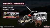 Majorette Grand Series - Land Rover Horse Carrier - YouTube