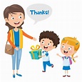 Thank You Illustration With Cartoon Characters 2737742 Vector Art at ...