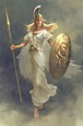 Athena by Sunny Clare : ReasonableFantasy | Deuses romanos, Mitologia ...