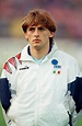 circa 1992 Giuseppe Signori Italy who won 28 Italy international caps ...