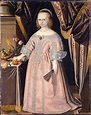 Portrait of German noblewoman Cristina of Baden-Durlach (1645 - 1705 ...