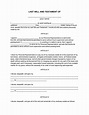 39 Last Will and Testament Forms & Templates - Template Lab