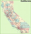 Printable Map Of California This Map Shows Cities, Towns, Highways ...