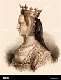 Joanna of Bourbon, Jeanne de Bourbon, 1338-1378, Queen of France as the ...
