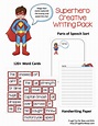 Superhero Creative Writing Printable Pack - Frugal Fun For Boys and Girls