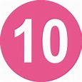 10 Number PNG Image | PNG All