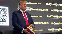 Trump unveils $400 ‘Never Surrender’ sneakers at Philly’s Sneaker Con