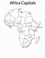 Printable Map Of Africa With Capitals - Printable Maps