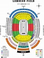 Lambeau Field, Green Bay WI - Seating Chart View